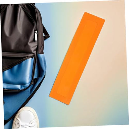 VICASKY 2pcs Baseball Training Markers Portable Flat Agility Discs Orange Rectangular Boundary Spots for Baseball Coaching and Field Drills