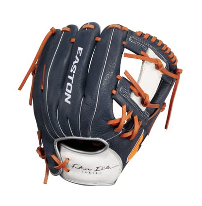 Easton | Future Elite Youth Baseball Glove - color: I-Web | Navy / Orange, size: 11" | Utility