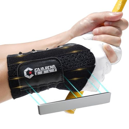 GAIARENA Golf Training Aid Wrist Hinge Trainer Brace, Effective Golf Swing Training Aids, Correct Wrist Angle Swing Posture & Develop Muscle Memory for Beginner【Patent Pending】