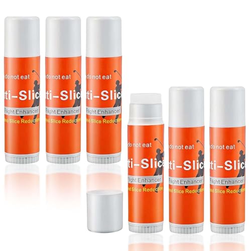 3pcs/6pcs Golf Anti Slice Stick Anti Hook Compound for Clubs Golf Driver Wax Sticks Reduce Slice & Hook Portable Practice Tool Golf Swing Training Accessory for Beginners & Casual Golfers - color: 6pcs