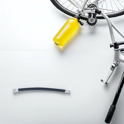 LIOOBO Air Cylinder Extension Tube: 5Pcs Bicycle Tire Inflator Air Pullers Tubes Replacement Exercise Ball Pump Hose for Yoga Ball Basketball