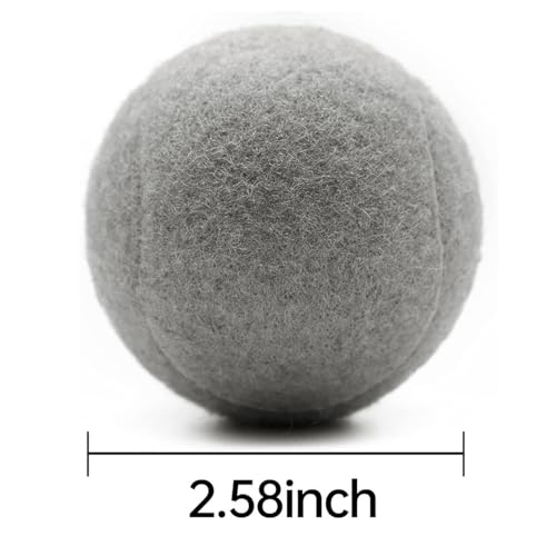 URBEST Tennis Ball, 10PCS Training Tennis Balls, Comes with a Net Bag for Easy Carrying, Beginner Training Tennis Balls, Pet Dog Exercise Ball - color: Grey