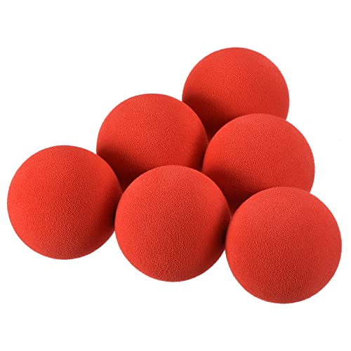 PATIKIL Golf Foam Balls, Pack Sponge Exercise Flight Swing Practice for Indoor Training - color: Red