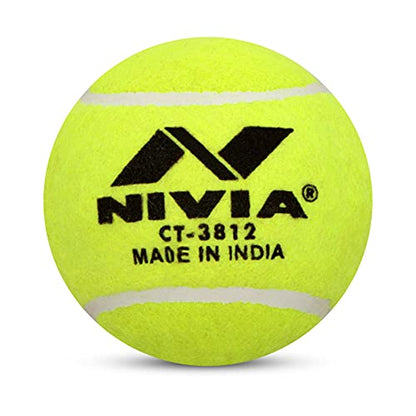 Nivia Heavy Tennis Ball Cricket Ball (Pack of 6)