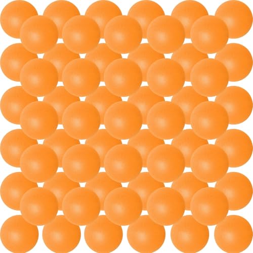 120 Pack Table Tennis Balls 40+mm Assorted Color Plastic Balls Bulk for Games - color: Orange