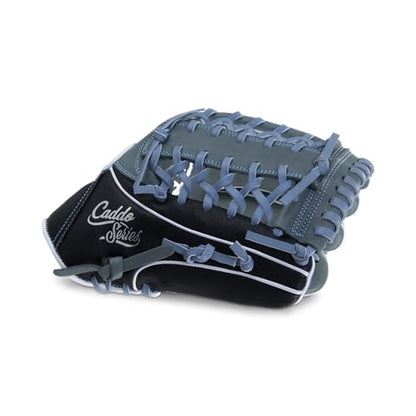 MARUCCI Youth Caddo Fastpitch Glove Series - color: 12" - GRAY/COLUMBIA BLUE, style: OUTFIELD