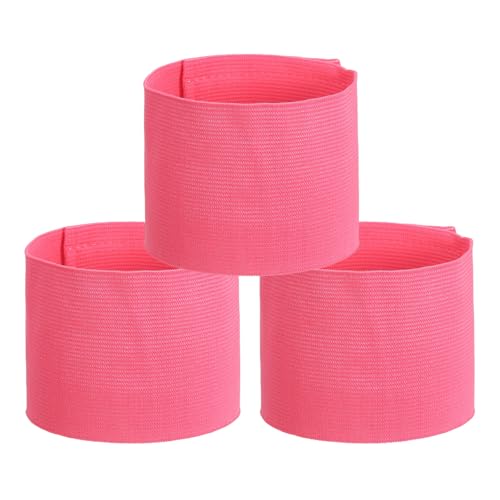 PATIKIL Soccer Captain Armband, Captain Arm Bands for Soccer Elastic Captain Arm Band Sports Captain Armbands - color: Peach