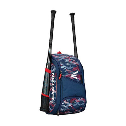 Easton | GAME READY Backpack Equipment Bag | Adult | Baseball & Softball | Multiple Colors - color: Stars & Strips