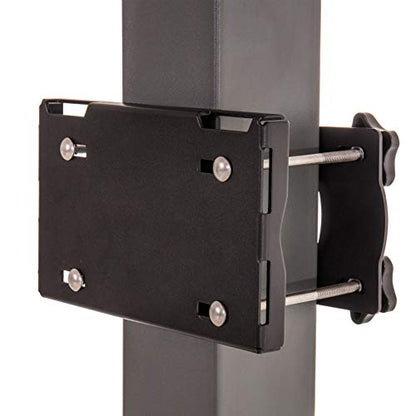 Silverback Junior Youth 33" Basketball Hoop with Lock ‘n Rock Mounting Technology Mounts to Round and Vertical Poles, Black (B8410W)