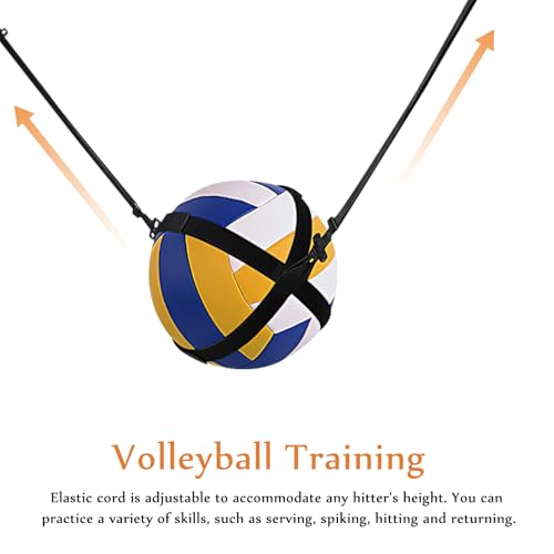 Abaodam Professional Volleyball Spike Trainer Strap Adjustable Volleyball Training Device for Jumping Hitting and Arm Swing Practice Suitable for Athletes at Home and Gym Use