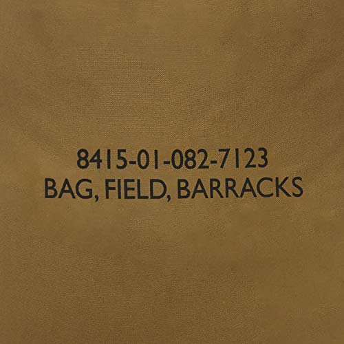 Rothco Canvas Barracks Bag – Rugged Multi-Functional Gym Travel Laundry Drawstring Sack - color: Coyote Brown, size: 30" x 40"