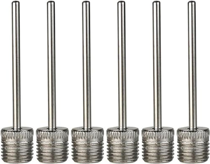 6Pcs Stainless Steel Balls Pumps Inflation Needle Air Inflate Pumps Needle for Basketball Soccer Balls Volleyball Pumps Inflation Needle Basketball Football Air Pumps Accessories