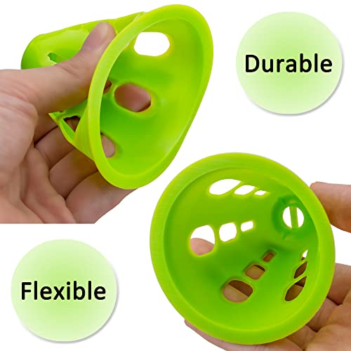 Famgee 3 Inch Plastic Windproof Slalom Cones Inline Roller Skating Cones Pile Cup Roadblocks Traffic Road Cones Set with Holes for Skate Practice Sport Training - color: 5 Colors 20 Pcs Style 2