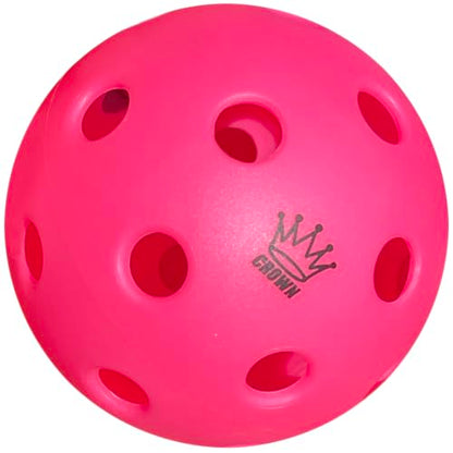 CROWN PICKLEBALL - High-Performance Indoor Pickleballs (3-Pack Dragonfruit) Dragonfruit (3-Pack)