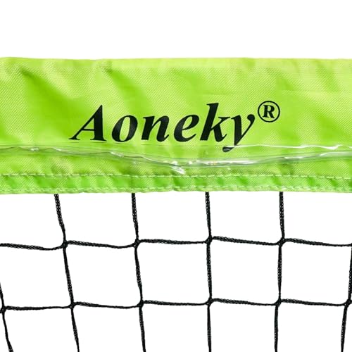 Aoneky 4x3ft LED Light Up Soccer Goal - Glow in The Dark Pop-up Soccer Net