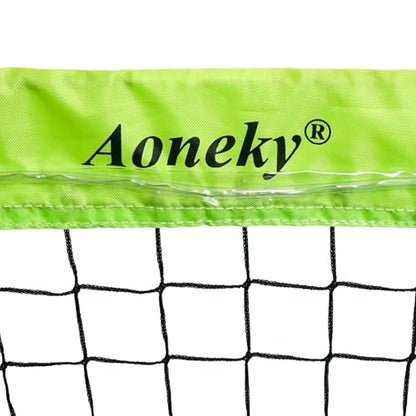 Aoneky 4x3ft LED Light Up Soccer Goal - Glow in The Dark Pop-up Soccer Net