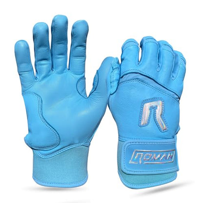 Short Cuff Baseball Gloves - color: Baby Blue, size: Youth Small