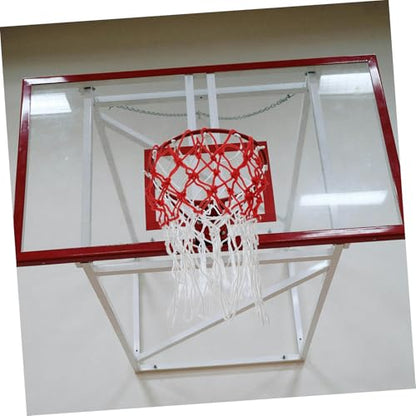 Kisangel 2pcs Heavy Duty Basketball Net Replacement and Moisture-Resistant Basketball Frame Net Easy to Install for Indoor and Outdoor Use