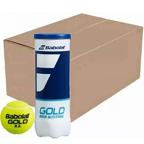 Babolat Gold High Altitude Tennis Balls - Case (72 Balls) - 3 Balls/Can
