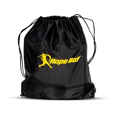 Rope Bat - The Original Patented Rope Bat Swing Trainer w/ 3 Soft Training Balls – Baseball & Softball Swing Trainer, Training Tool, Batting Aid