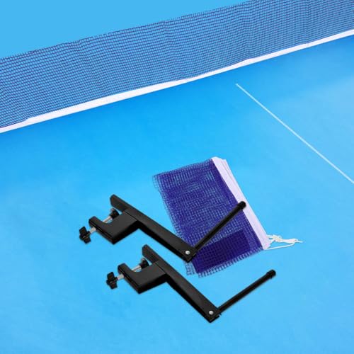 GANAZONO Portable Table Tennis Net Set with Elastic Mesh for Games Easy to Setup Ball Containment and Consistent Play Experience