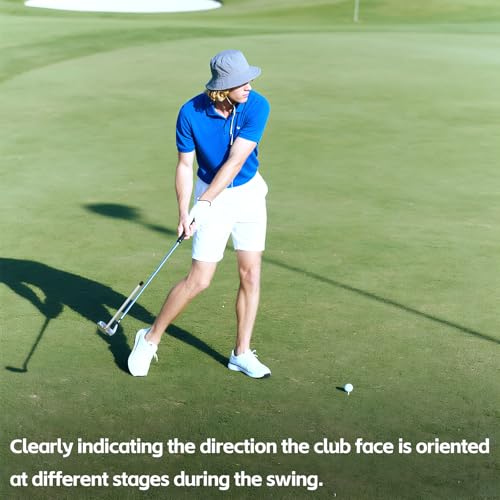 Golf Alignment Rods Magnetic, Golf Training Aid, Golf Swing Trainer Magnetic Alignment Rods Swing Training Aid Accessories for Visualize Calibrate Golf Shots - size: 1 Pack