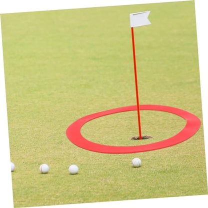 Golf Putting Practice Circle Silicone Aid for Indoor Skill Development Easy to Identify Design for Enhanced Precision
