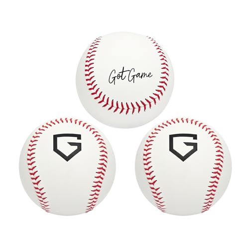 Hand-Stitched Realistic Soft Practice Baseball - Safe Indoor/Outdoor Training Ball for Kids, Youth & Adults - Foam-Like for Throwing, Catching, Batting, Fielding & Hitting - Perfect Baseball Gift