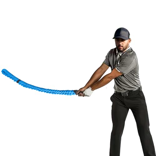 THE GOLFER STORE Golf Swing Training Aid,Golf Rope Swing Trainer, Golf Multi-Purpose Training Rope Suitable for Physical Training, Warm-Up Exercises, Strength and Rhythm Control