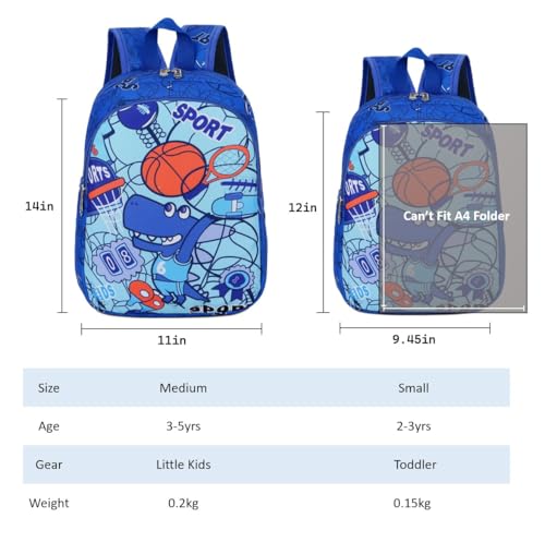 CHERUBIC Kids Toddler Cute Backpack Little Cartoon Travel Lightweight Bag Daypack For 3 Girls Boys (Basketball) - color: Basketball, size: Small-12"H