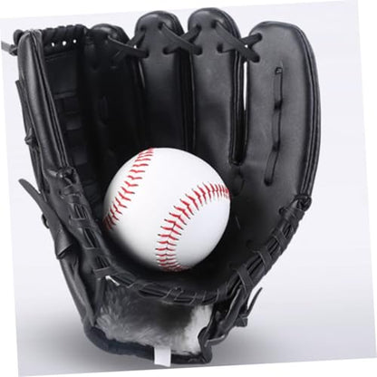 PU Baseball Glove Lightweight Pitcher Training Glove for Youth Infielders Softball Mitt Protective Hand Gear