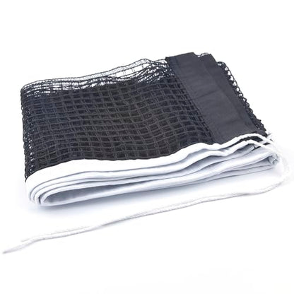 Ping Pong Net Nylon Pingpong Net for Indoor Outdoor School Gym Black Table Tennis Replacement Net