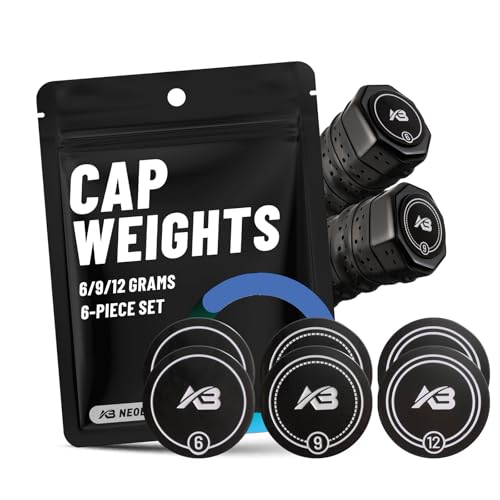 Pickleball Paddle Cap Weights – Weighted End Cap Counterbalance Set | Improves Balance, Control & Stability | Personalized Feel