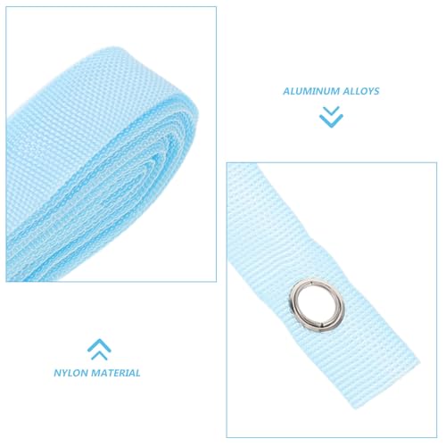 1 Set Blue Volleyball Boundary Lines with Anchors - Beach Volleyball Court Line Marker - High Visibility Webbing Setting Up Outdoor Sand Courts for Training