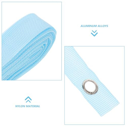 1 Set Blue Volleyball Boundary Lines with Anchors - Beach Volleyball Court Line Marker - High Visibility Webbing Setting Up Outdoor Sand Courts for Training
