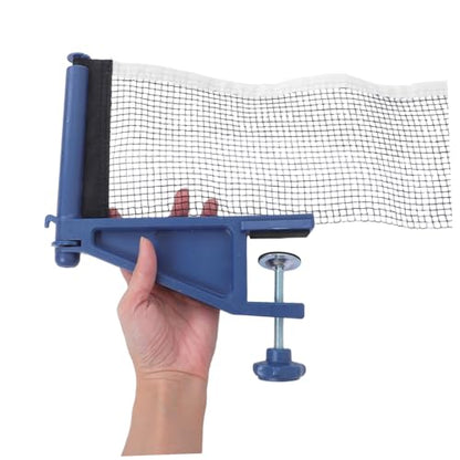 Toddmomy 1 Set Table Tennis Net: Indoor & Outdoor Table Tennis Net and Post Set - Portable Pingpong Netting with Clamps for Training and Family Fun