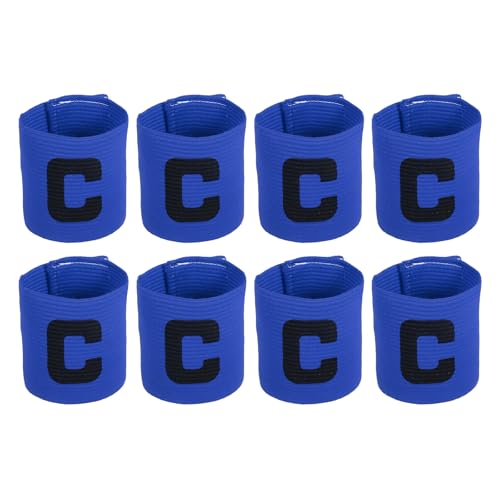 MECCANIXITY Soccer Captain Armband, Captain Arm Bands for Soccer Elastic Captain C Arm Band Sports Captain Armband for Football Team Training Youth & Adult - color: Blue