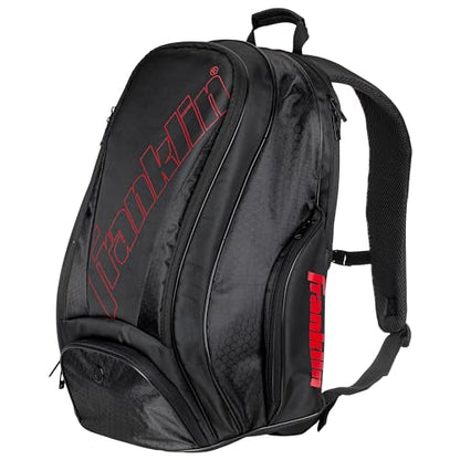 Franklin Sports Pickleball Bags - Deluxe Competition Pro Backpack for Gear + Equipment - Pickleball Bag for Men + Women - Holds Paddles, Balls + Accessories - Elite Nylon Fabric