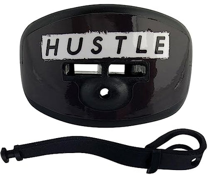 DAMAGE CONTROL Pacifier Mouthpiece – Football Mouthguard with Helmet Strap, Protects Teeth, Jaw & Mouth – Mouth Piece for Sports, No Boiling, Allows Airflow – Gear for Adults & Youth (Hustle) - color: Hustle