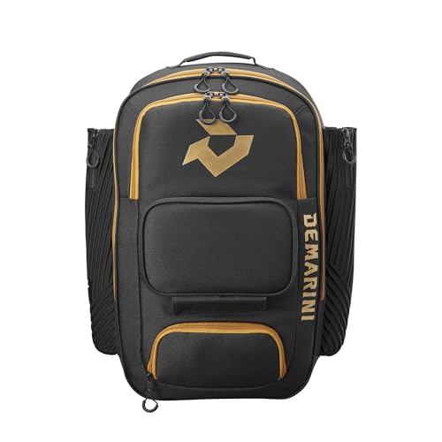 DeMarini Spectre V2 Baseball/Softball Bags - color: Black/Copper, style: Backpack
