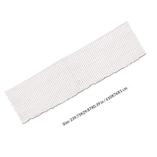 Toddmomy Portable Badminton Net and Tennis Net Red Mesh Outdoor Indoor Foldable Stable Badminton Netting for Backyard Court Training