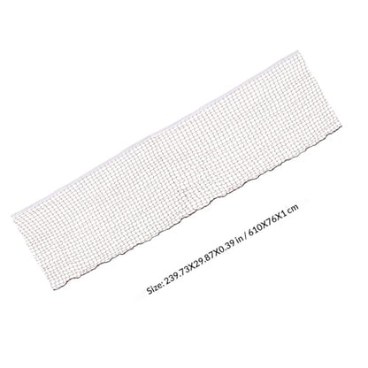 Toddmomy Portable Badminton Net and Tennis Net Red Mesh Outdoor Indoor Foldable Stable Badminton Netting for Backyard Court Training
