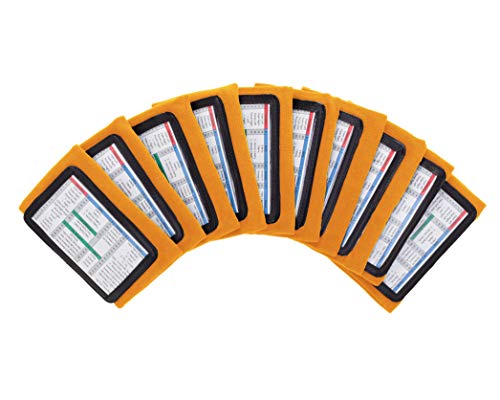 WristCoaches Football Play Wristbands - Youth Quarterback Gear - Wristband Playbook - Softball Wristbands for Signs - color: Orange