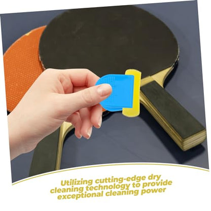 Totority 1bag Table Tennis Racket Cleaning Kit Sponge Brush Sponge for Paddle Cleaning Eraser Paddle Cleaners