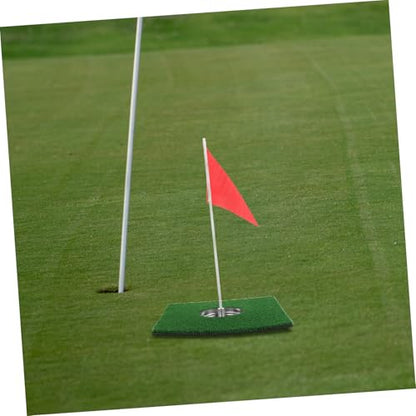LIOOBO Thickened Putting Cup Hole Golf Training Aid Cups Flags Portable Golf Ball Training Aid for Indoor Practice