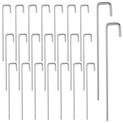 Moxweyeni 20 Pcs Table Tennis Net J Pin Replacement Sports Table Tennis Net Clip Insert for Table Tennis Accessories