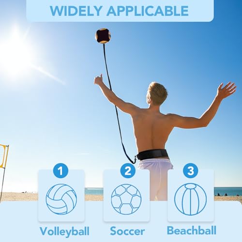 Volleyball Training Equipment Aid - Level Up Your Skills with Solo Practice, Realistic Repetitions & Adjustable Design - Perfect for Volleyball Players of All Levels & Genders