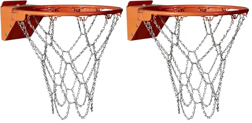 Wilson NBA Basketball Nets - size: Official (Pack of 2), style: Forge Chain Net
