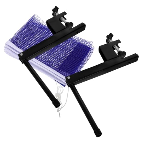 Expandable Pong Net Set Post Portable Table Tennis Net for Outdoor Indoor Game Table Accessories