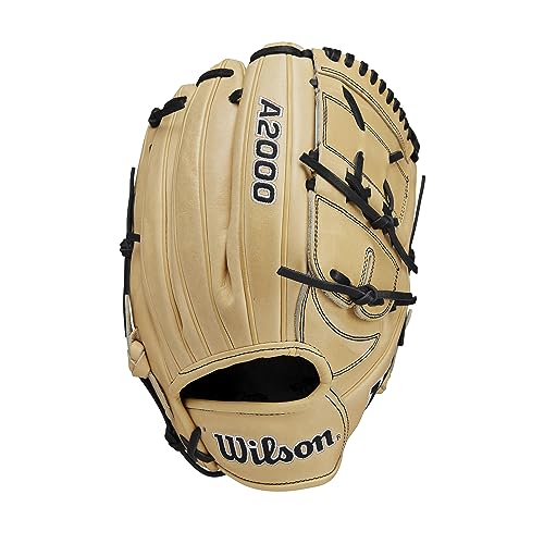 Wilson A2000 Pitcher's Baseball Gloves - color: Blonde, size: 12"